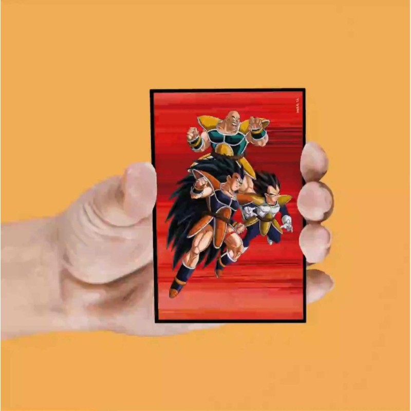 DRAGON BALL Z - Personnages - Set de 4 Magnet Lenticulaire 
