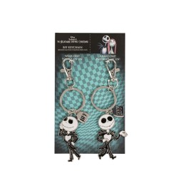 L'ETRANGE NOEL de Mr JACK - Set de 2 Portes-Clé BFF en Métal  2