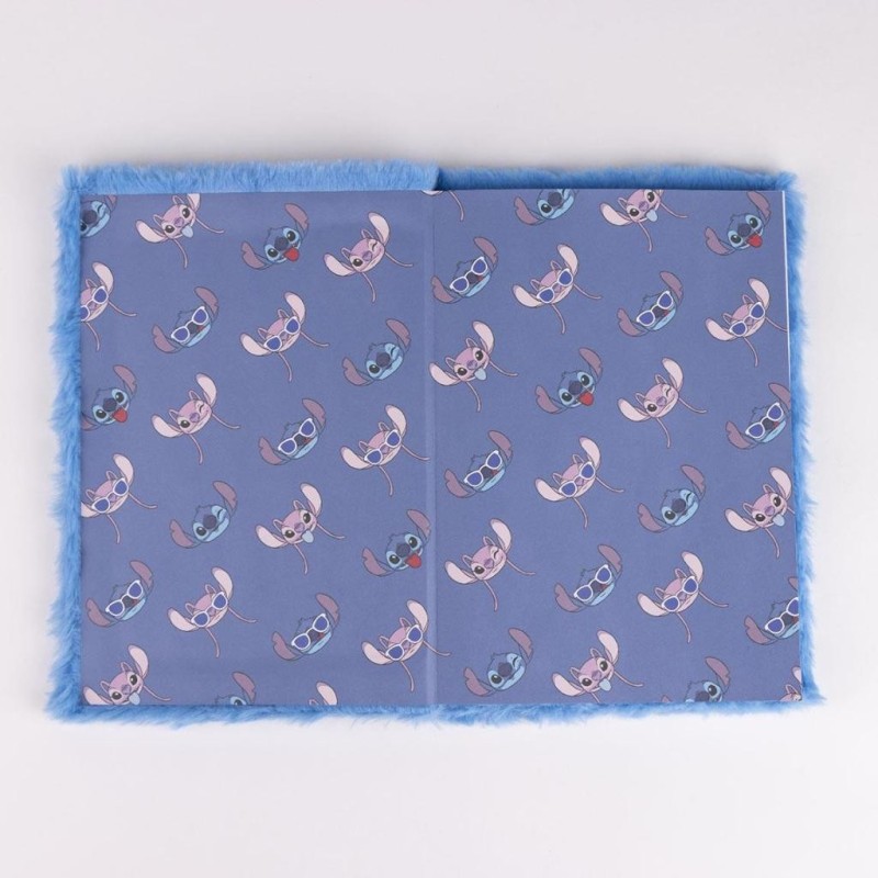 STITCH - Notebook Premium Fourrure - Format A5 