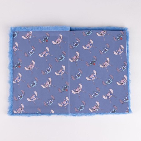 STITCH - Notebook Premium Fourrure - Format A5 