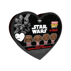 STAR WARS - Pocket Pop Keychains 4 Pack-Saint-Valentin (Look Chocolat)  2