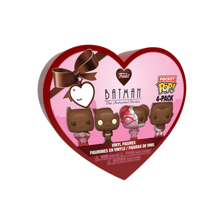 DC - Pocket Pop Keychains 4 Pack- Saint-Valentin (Look Chocolat) 