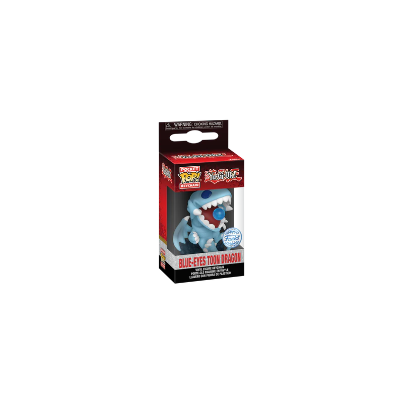 YU-GI-OH - Pocket Pop Keychains - Dragon Toon aux Yeux Bleus (Attack) 