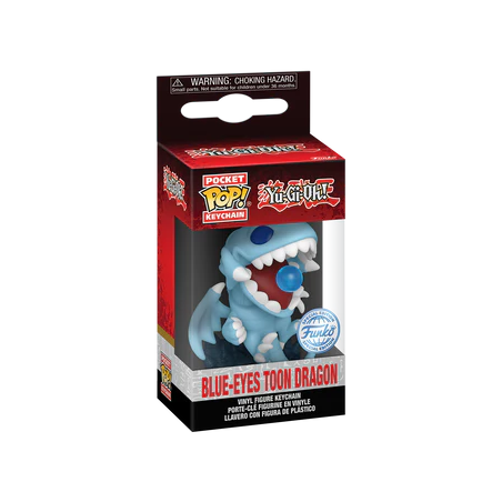 YU-GI-OH - Pocket Pop Keychains - Dragon Toon aux Yeux Bleus (Attack) 