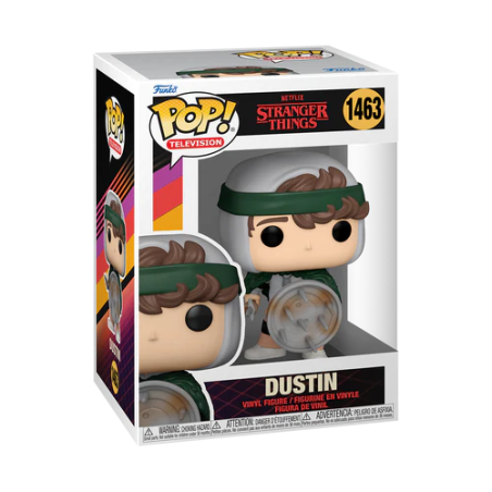 STRANGER THINGS S4 - POP TV N° 1463 - Chasseur Dustin avec Bouclier 