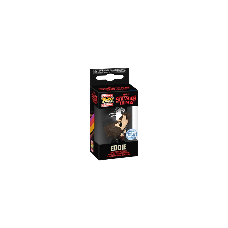 STRANGER THINGS S4 - Pocket Pop Keychains - Eddie 