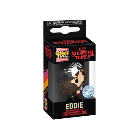 STRANGER THINGS S4 - Pocket Pop Keychains - Eddie 