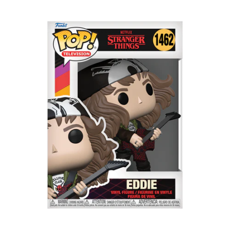STRANGER THINGS S4 - POP TV N° 1462 - Chasseur Eddie avec Guitare 