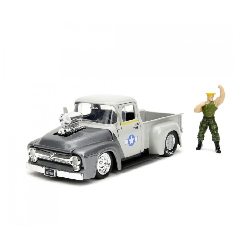 STREET FIGHTER - Guile & 1956 Ford F-100 - 1:24 