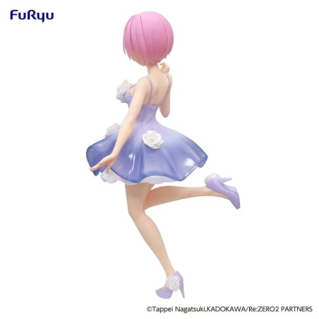 RE ZERO - Ram "Flower Dress" - Statuette Trio-Try-iT 21cm 