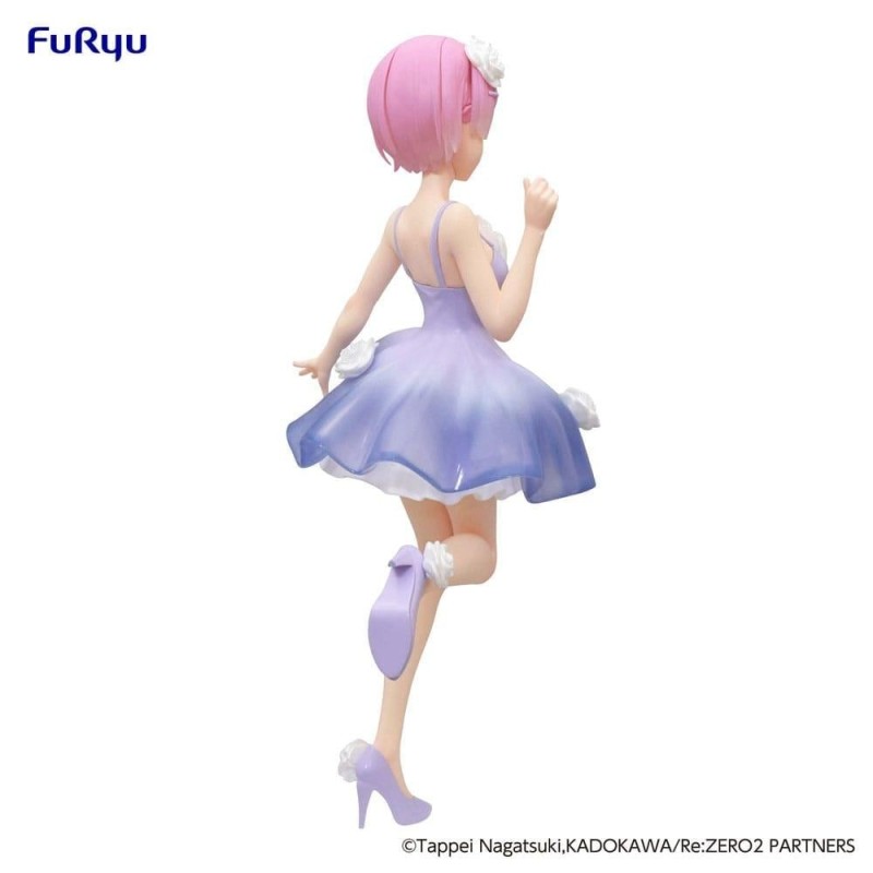 RE ZERO - Ram "Flower Dress" - Statuette Trio-Try-iT 21cm 