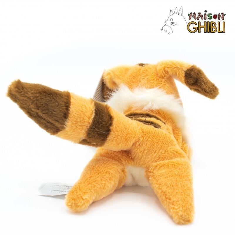 LE CHATEAU DANS LE CIEL - Renard Ecureuil -Peluche Fluffy Beanbag 21cm 
