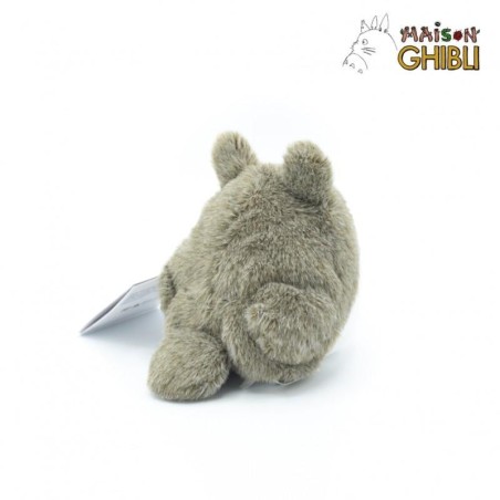 MON VOISIN TOTORO - Totoro Gris Allongé - Peluche Fluffy Beanbag 7cm 