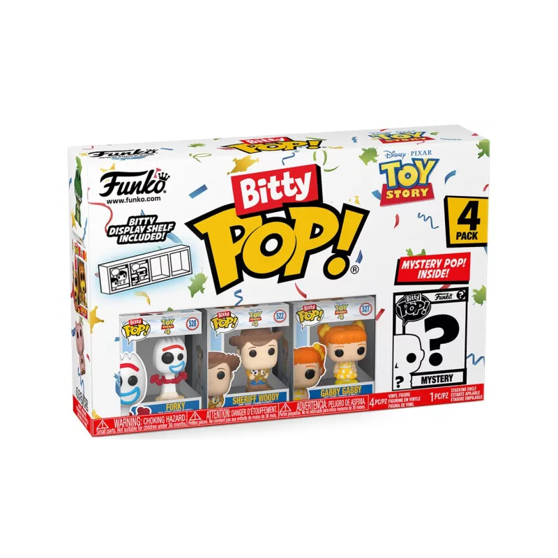 TOY STORY - Bitty Pop 4 Pack 2.5cm - Forky 