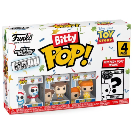 TOY STORY - Bitty Pop 4 Pack 2.5cm - Forky 