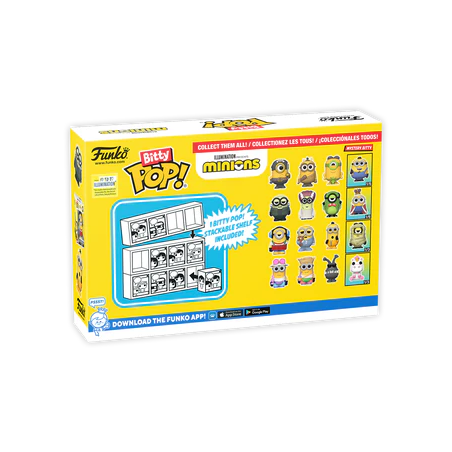 MINIONS - Bitty Pop 4 Pack 2.5cm - Roller Skating Stuart 