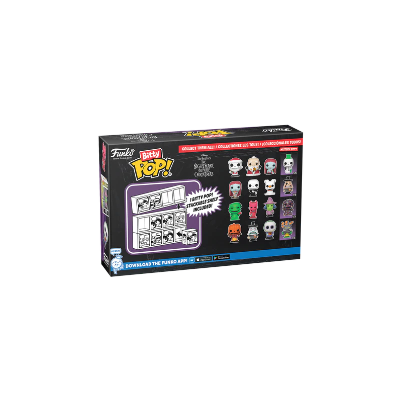 NBX - Bitty Pop 4 Pack 2.5cm - Jack Citrouille 
