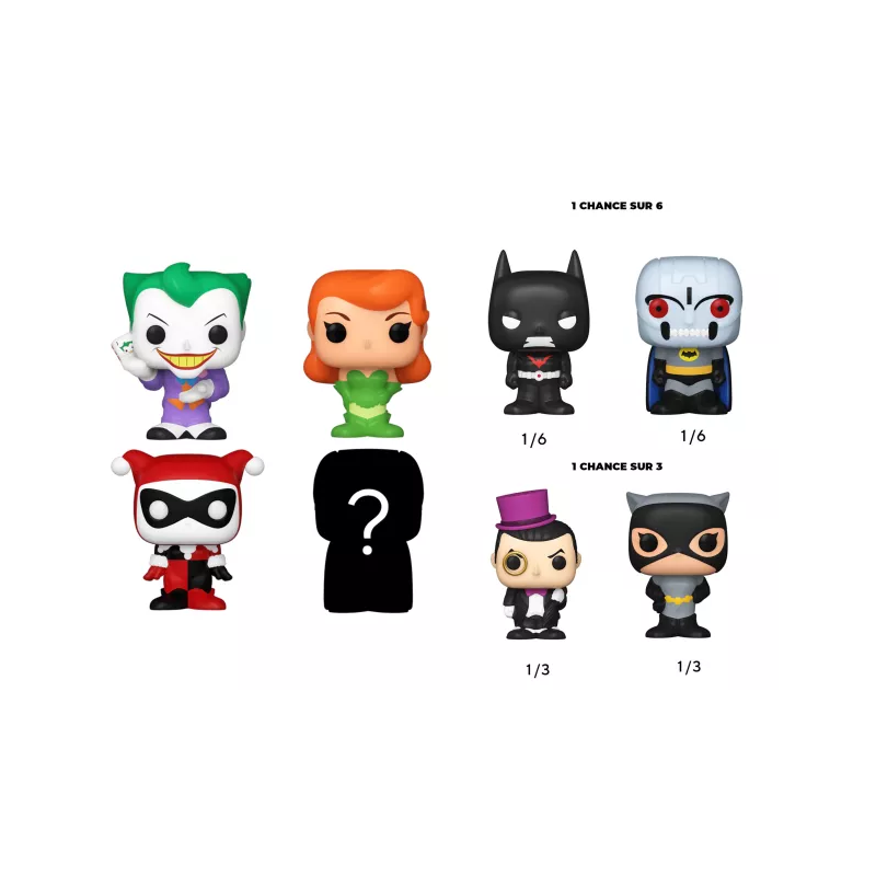 DC - Bitty Pop 4 Pack 2.5cm - Harley Quinn 