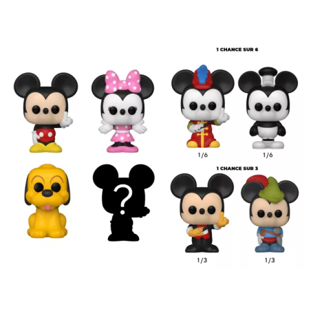 DISNEY - Bitty Pop 4 Pack 2.5cm - Mickey 