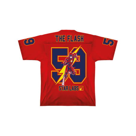 DC - The Flash - T-Shirt Sports US Replica unisex (L) 