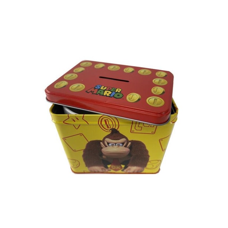 NINTENDO - DONKEY KONG - Tirelire en Métal 12 x 9 x 11cm + Mug 