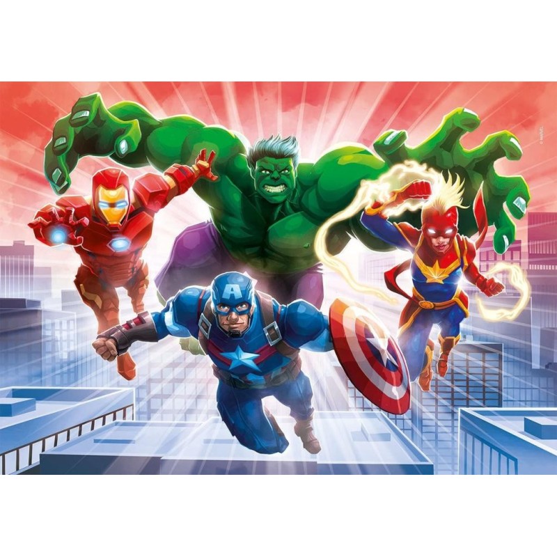 MARVEL - Les Avengers - Puzzle Glow In The Dark 104P 