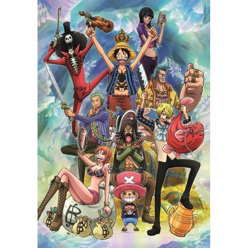 ONE PIECE - Equipage du Chapeau de Paille - Puzzle 1000P 