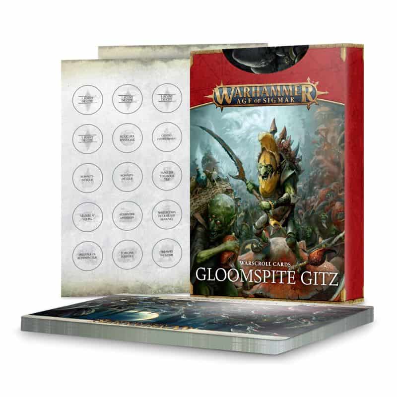 WARSCROLL CARDS: GLOOMSPITE GITZ (ENG)