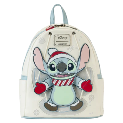 LILO & STITCH - Stitch ange de neige - Mini Sac à Dos LoungeFly  2