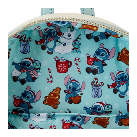 LILO & STITCH - Stitch ange de neige - Mini Sac à Dos LoungeFly 