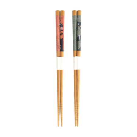 NARUTO SHIPPUDEN - Naruto & Kakashi - Set 2 Paires de baguettes 22.5cm 