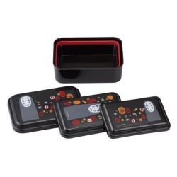 LE VOYAGE DE CHIHIRO - No Face & Lanternes -Set de 3 Bento Box  2