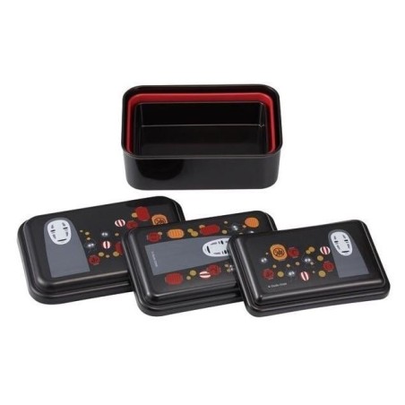 LE VOYAGE DE CHIHIRO - No Face & Lanternes -Set de 3 Bento Box 