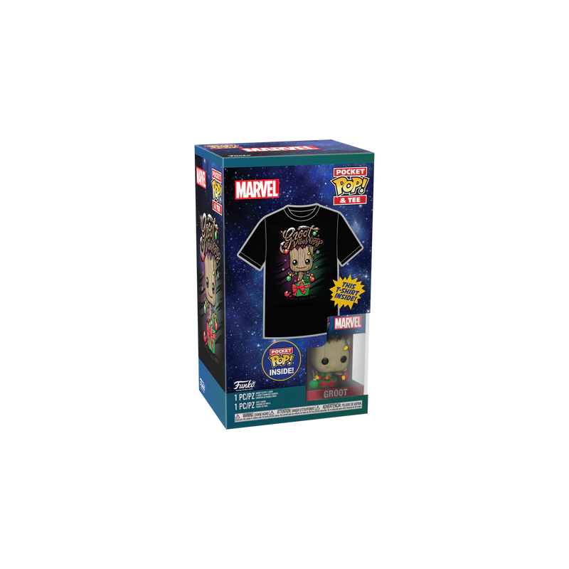 GARDIENS DE LA GALAXIE -Pocket POP -Holiday Groot +T-shirt (10-11 ans) 