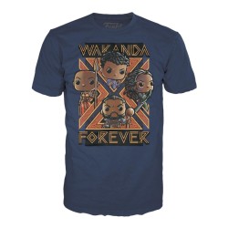 BLACK PANTHER WAKANDA FOREVER - Groupe - T-Shirt POP (XL)  2