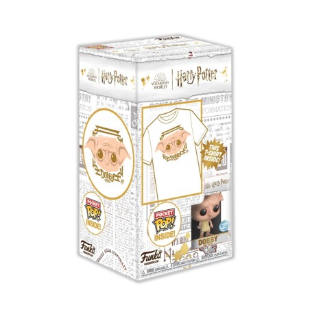 HARRY POTTER - Pocket POP - Dobby + T-shirt (XL) 