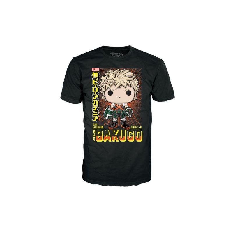 MY HERO ACADEMIA - Booble Head POP N° 249 - Bakugo (MT) +T-shirt (M) 