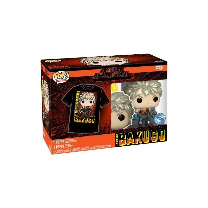 MY HERO ACADEMIA - Booble Head POP N° 249 - Bakugo (MT) +T-shirt (M) 