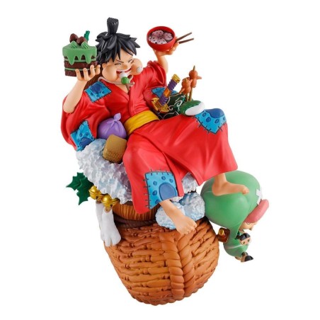 ONE PIECE - Logbox Re Birth Vol. 1 - Statuette Petitrama DX 11cm 