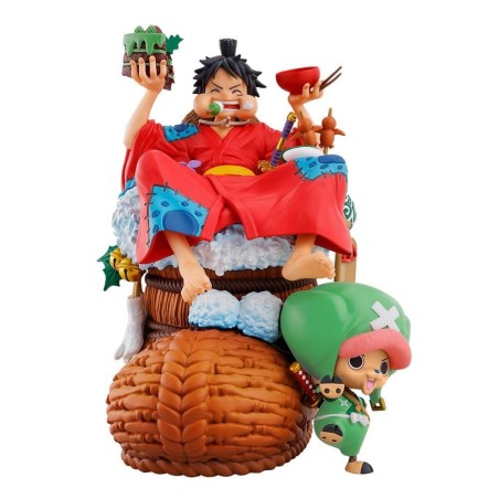 ONE PIECE - Logbox Re Birth Vol. 1 - Statuette Petitrama DX 11cm 