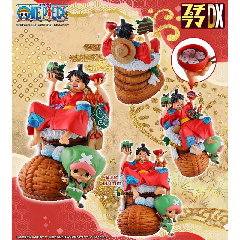 ONE PIECE - Logbox Re Birth Vol. 1 - Statuette Petitrama DX 11cm 