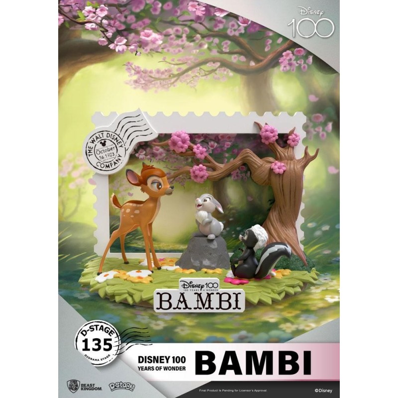 DISNEY 100EME ANNIV. - Bambi  - Diorama D-Stage 12cm 