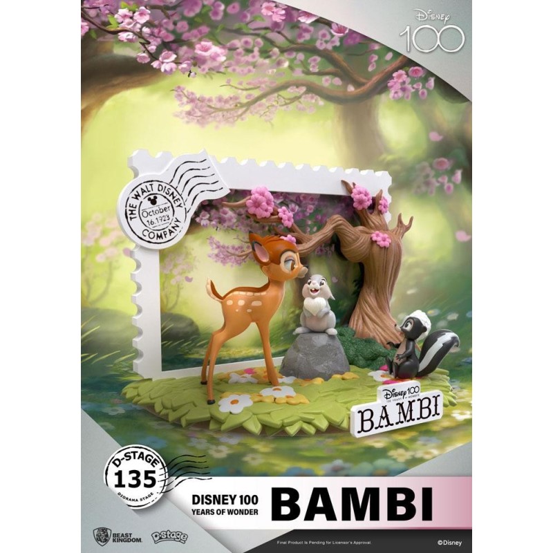 DISNEY 100EME ANNIV. - Bambi  - Diorama D-Stage 12cm 