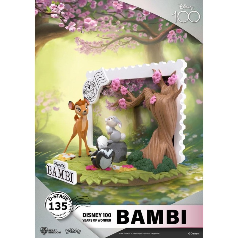 DISNEY 100EME ANNIV. - Bambi  - Diorama D-Stage 12cm 