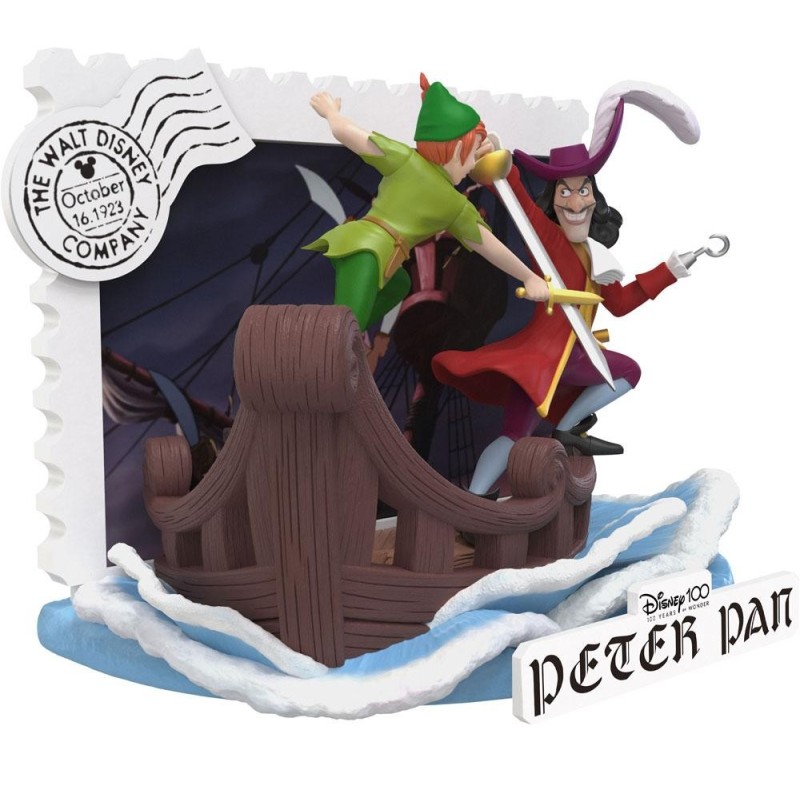 DISNEY 100EME ANNIVERSAIRE - Peter Pan  - Diorama D-Stage 12cm 