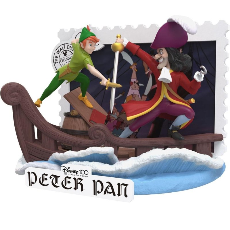DISNEY 100EME ANNIVERSAIRE - Peter Pan  - Diorama D-Stage 12cm 