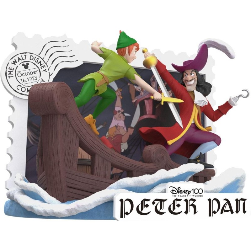 DISNEY 100EME ANNIVERSAIRE - Peter Pan  - Diorama D-Stage 12cm 