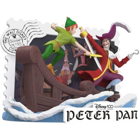 DISNEY 100EME ANNIVERSAIRE - Peter Pan  - Diorama D-Stage 12cm 