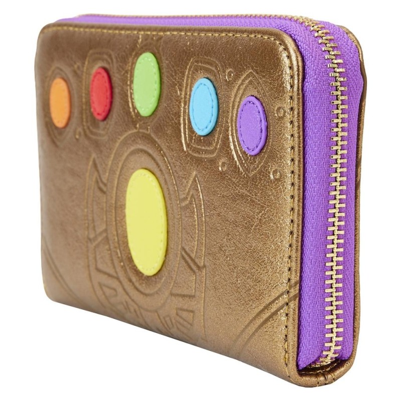 MARVEL - Shine Thanos Gauntlet - Portefeuille LoungeFly 