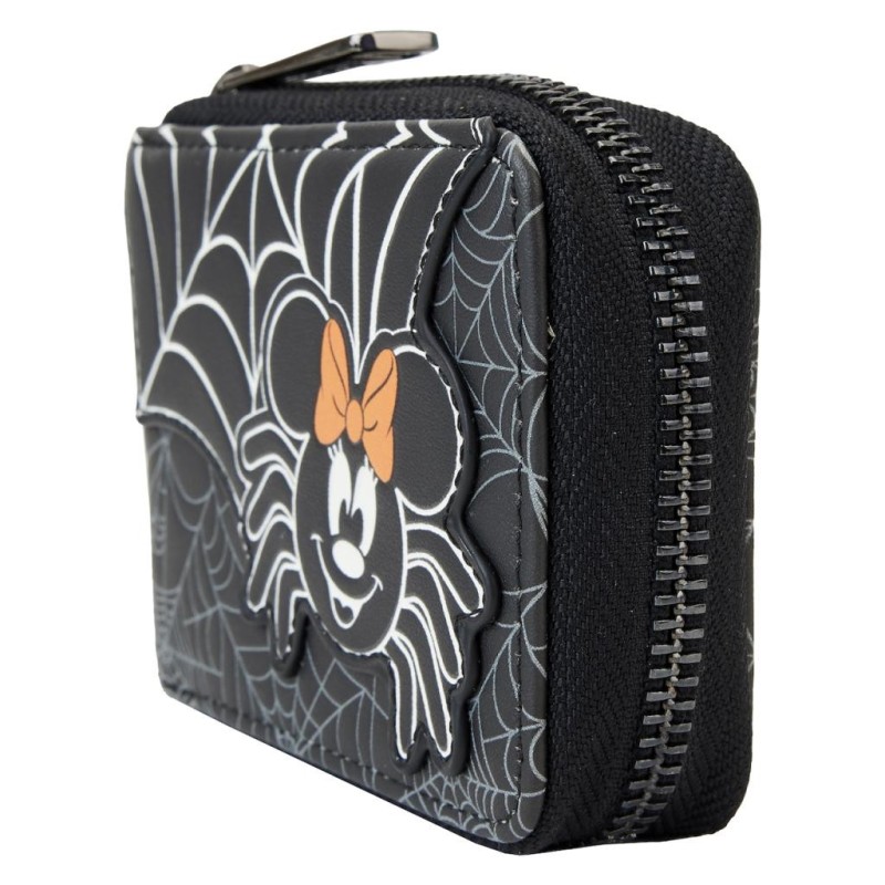 DISNEY - Minnie Mouse "Araignée" - Portefeuille LoungeFly 
